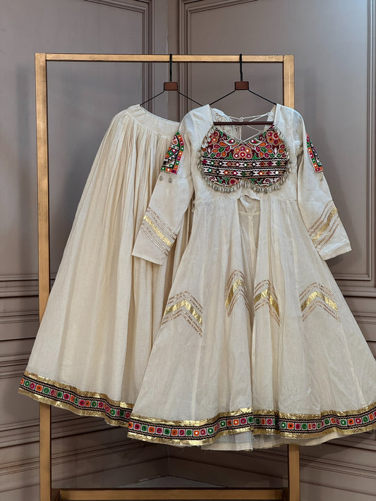 NAVRATRI INDO WESTERN KURTI LEHENGA
