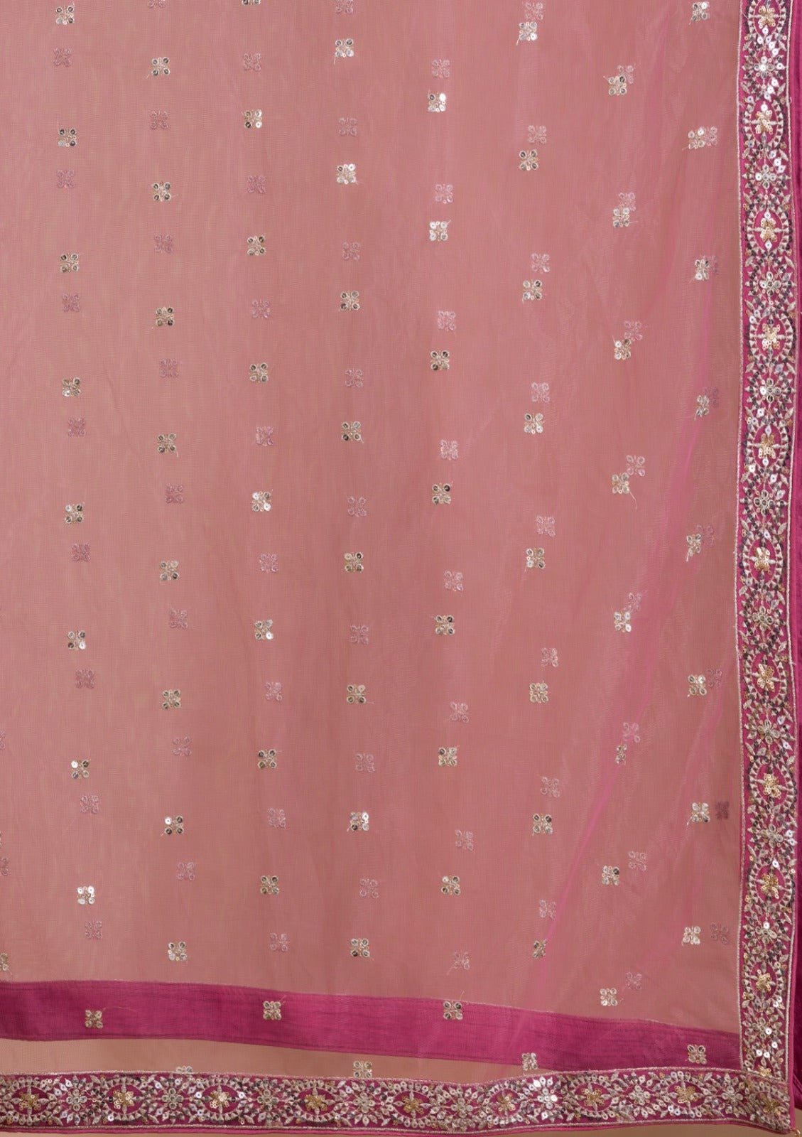 Glittering Rose Pink Designer Lehenga Choli