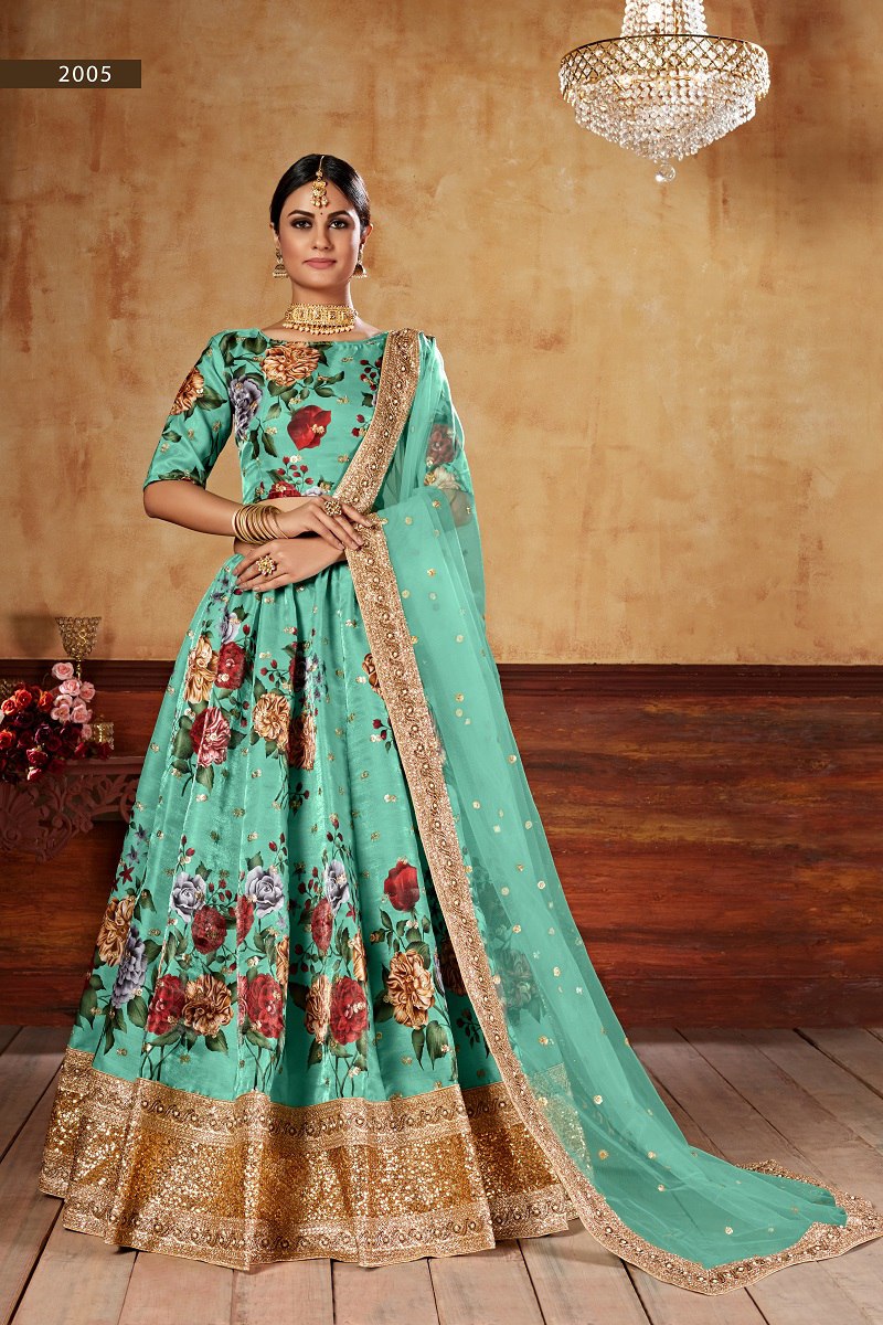 WEDDING SEASON SPECIAL FLOWER PRINTED LEHENGA