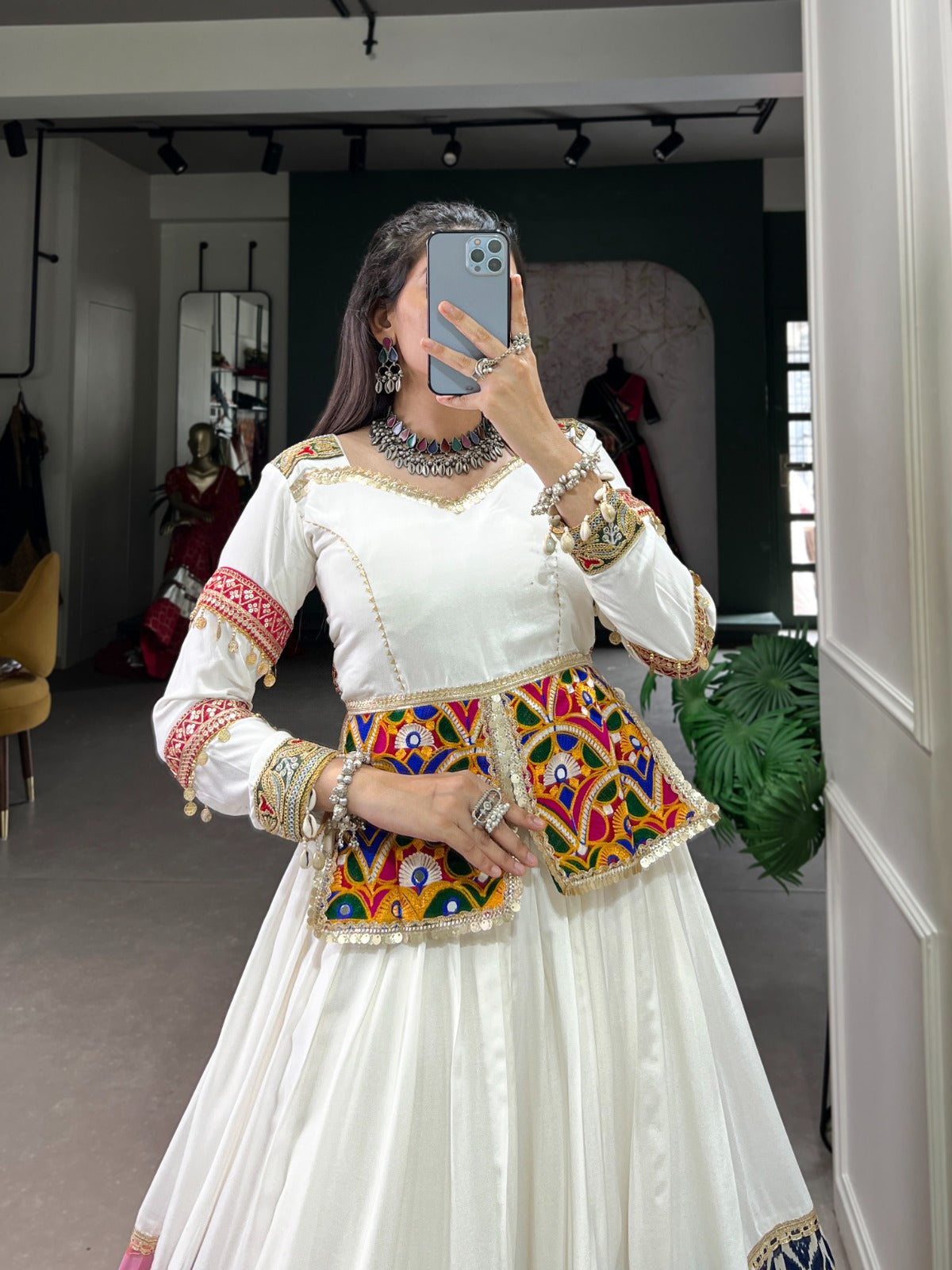 Gamthi Craft with a Modern Design Lehanga