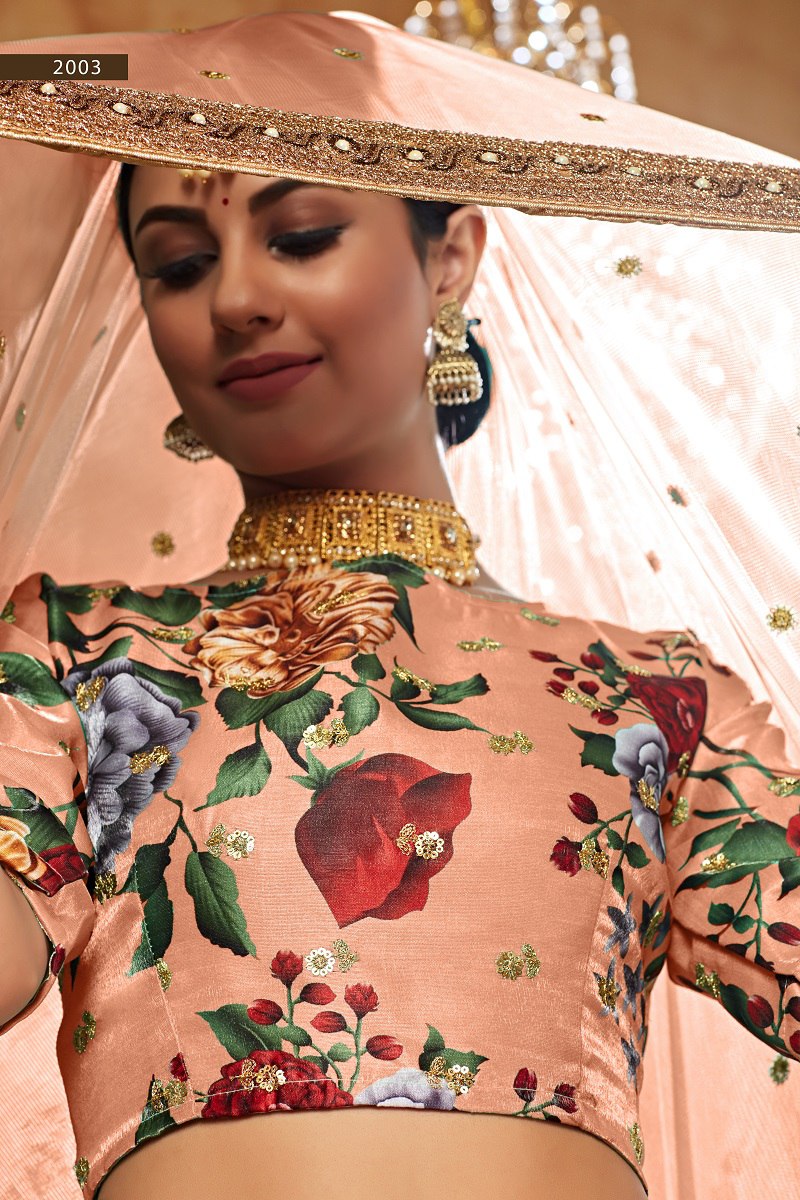 WEDDING SEASON SPECIAL FLOWER PRINTED LEHENGA