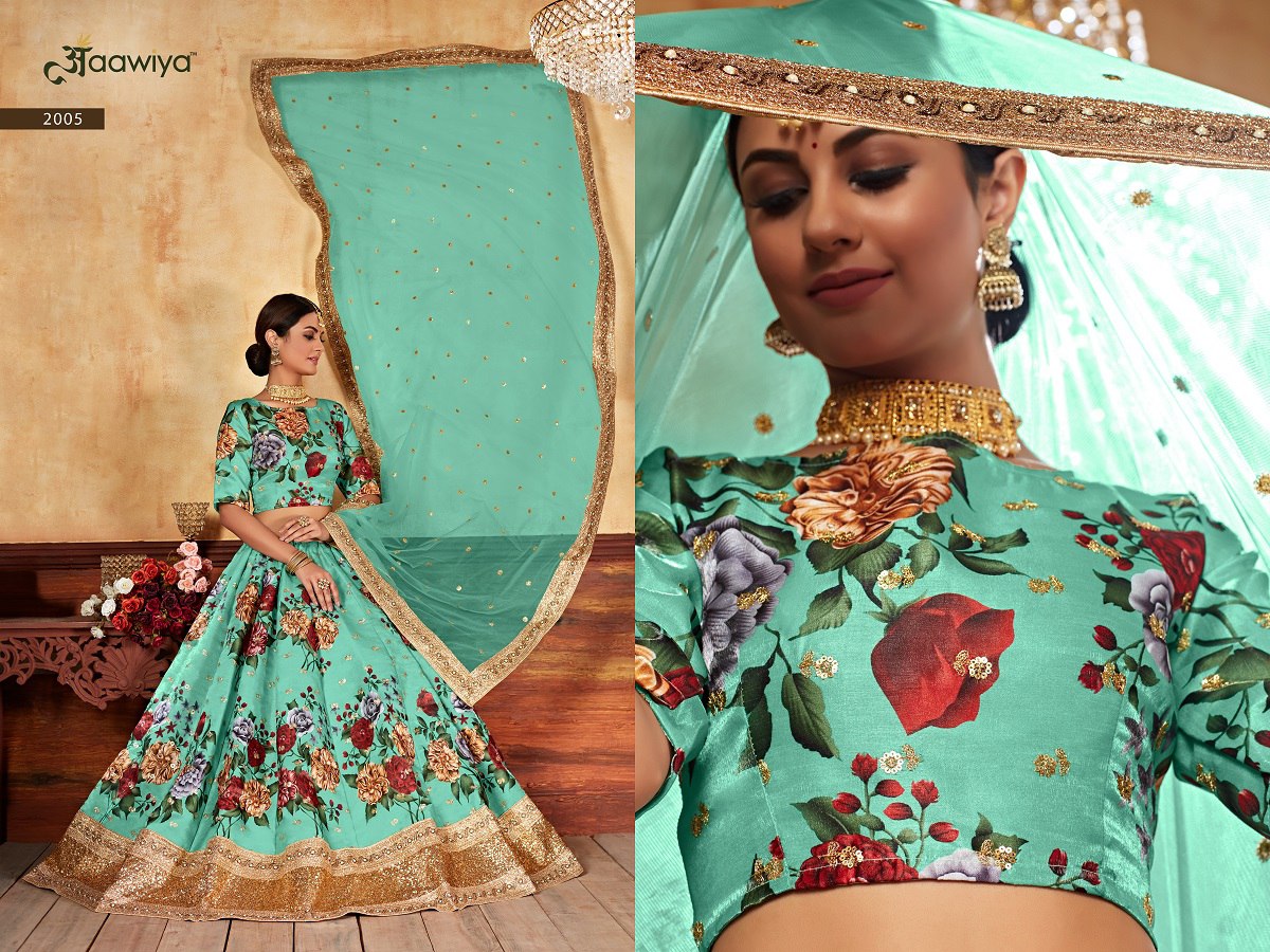 WEDDING SEASON SPECIAL FLOWER PRINTED LEHENGA
