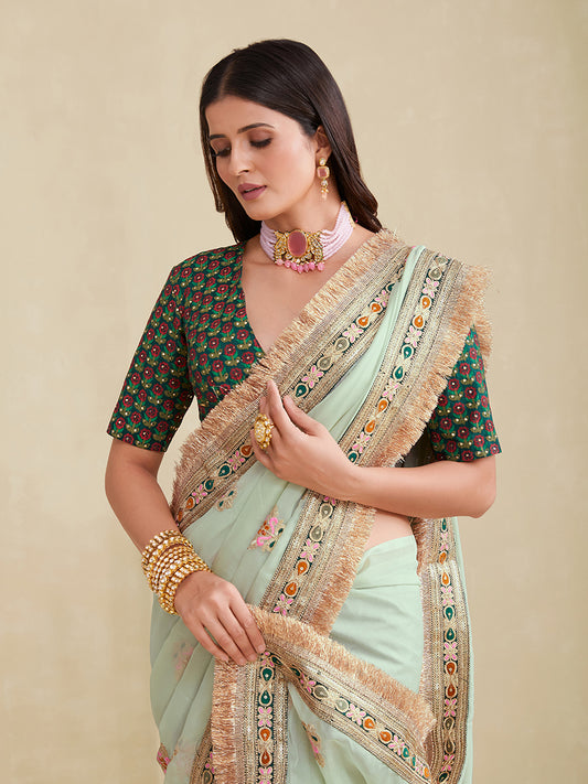 Premium Designer Georgette Saree