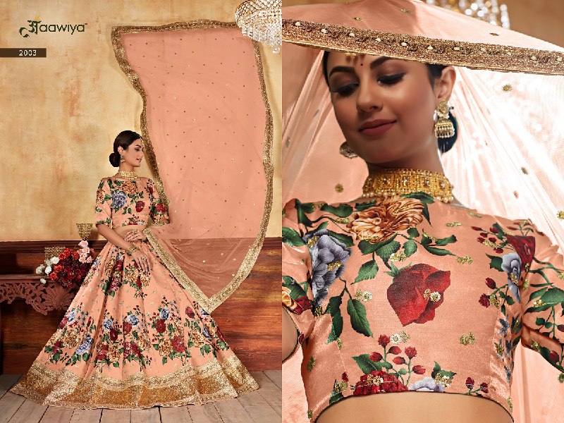 WEDDING SEASON SPECIAL FLOWER PRINTED LEHENGA