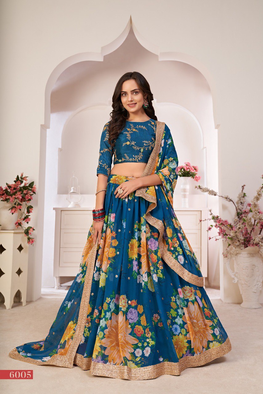 LOTUS FLORALS LEHENGA COLLECTION