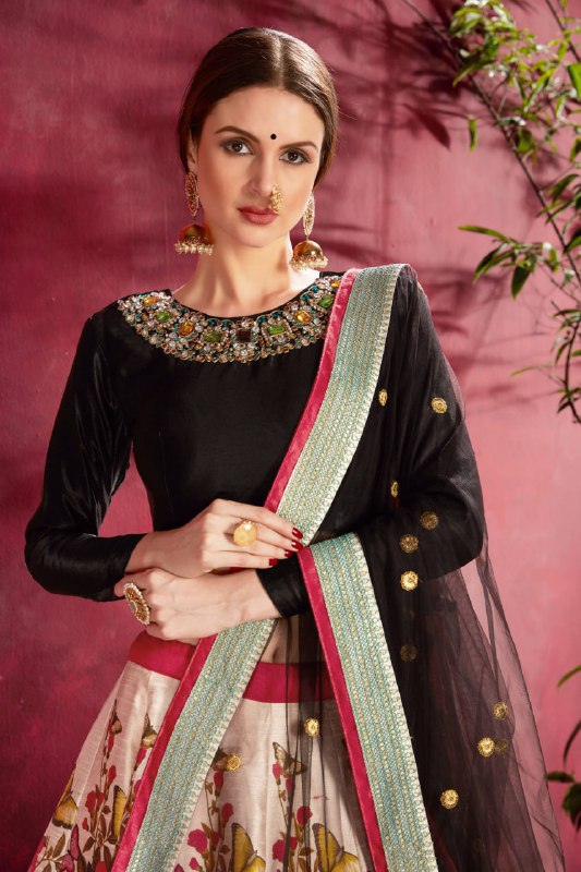 THE CHINA ROSE LEHENGA