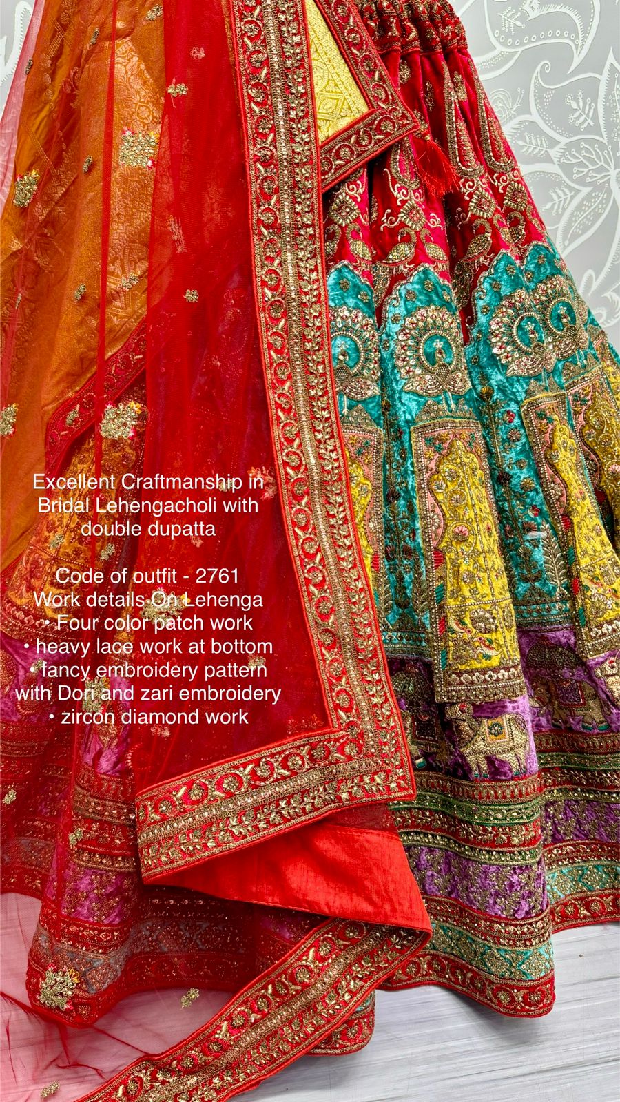 Ultra Premium Excellent Craftmanship Lehenga