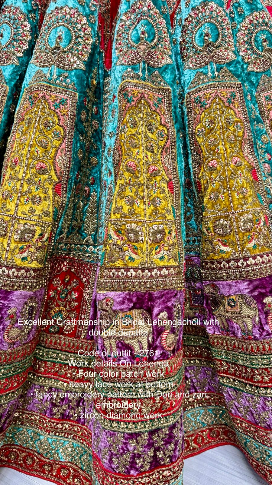 Ultra Premium Excellent Craftmanship Lehenga