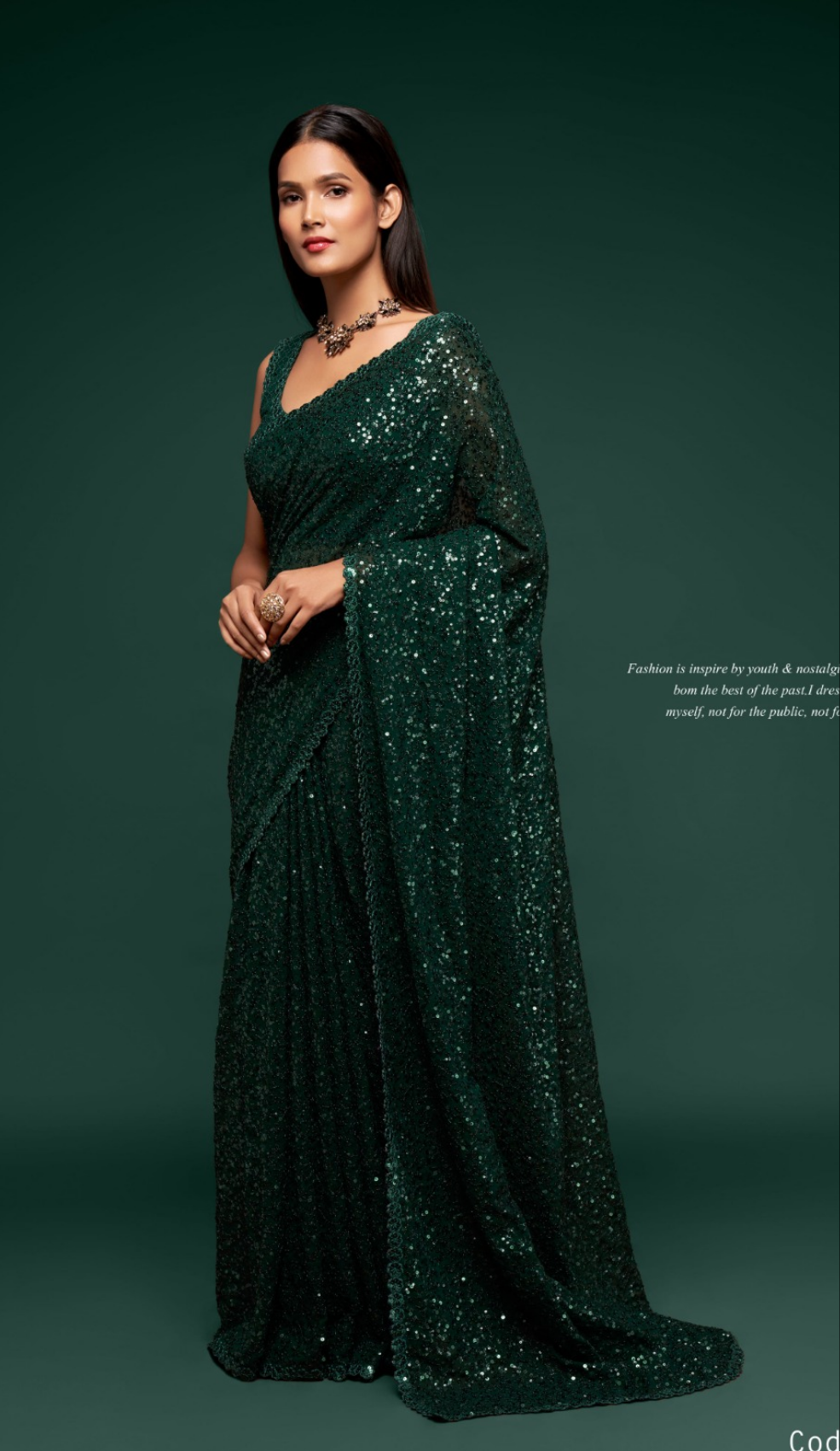 Ultra Premium Sequins Superior Saree