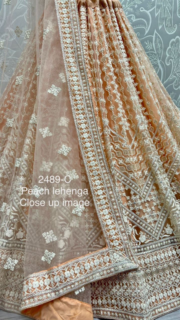 Thread & Sequins Work Designer Party Wear Lehenga