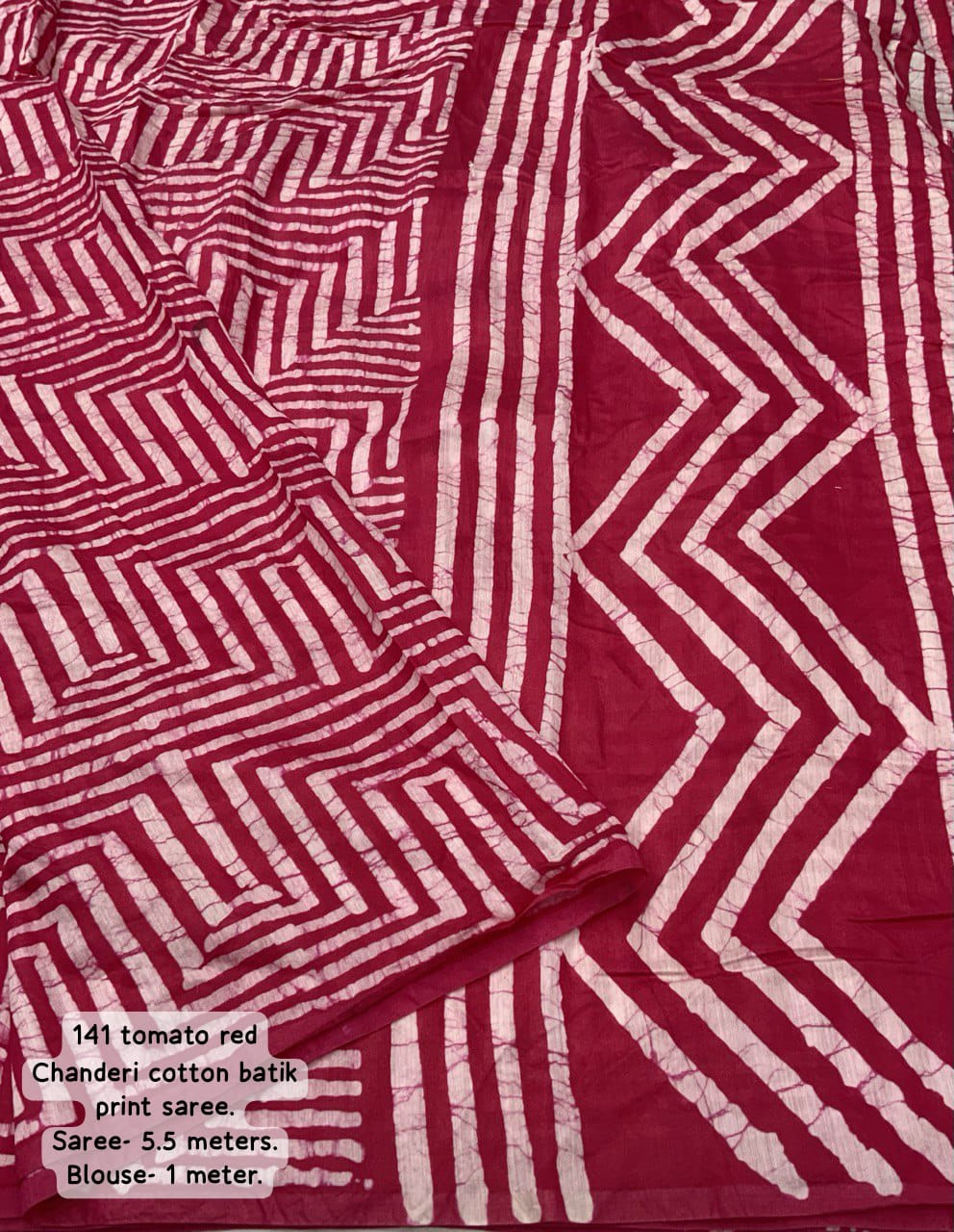 Monsoon Vibrant Ethnic Traditional Yet Modern Cotton batik printed saree