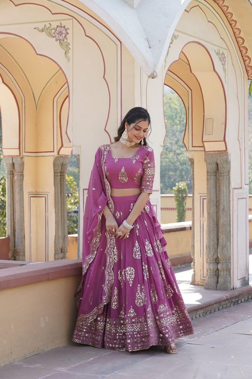 PASTAL PINK LEHENGA CHOLI COLLECTIONS