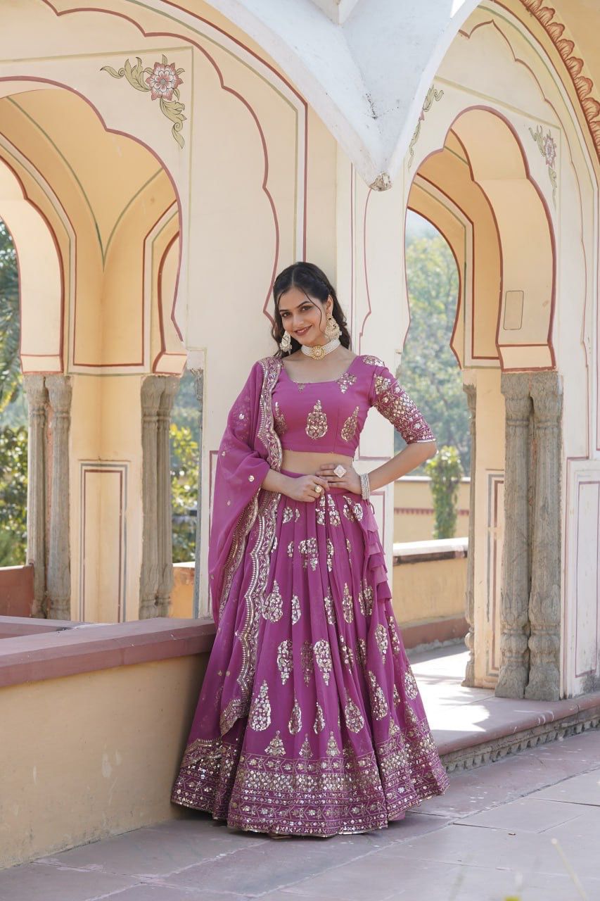 PASTAL PINK LEHENGA CHOLI COLLECTIONS