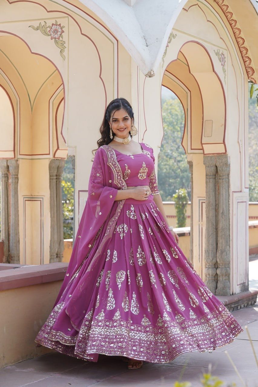 PASTAL PINK LEHENGA CHOLI COLLECTIONS