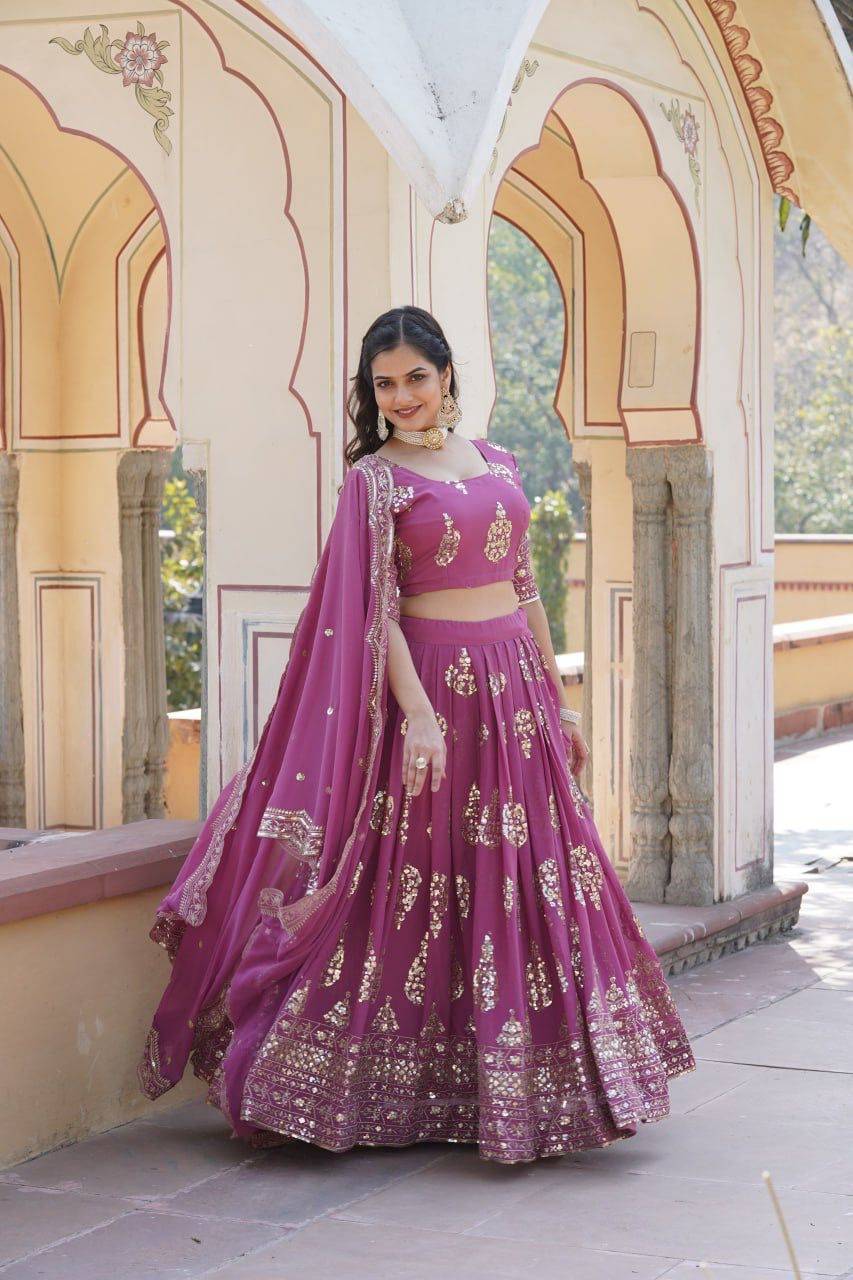 PASTAL PINK LEHENGA CHOLI COLLECTIONS