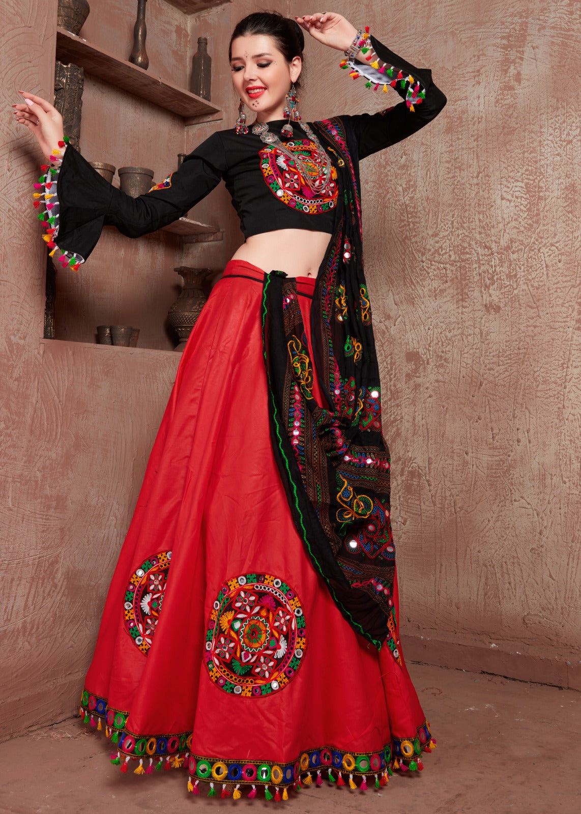 NAVRATRI CHANIYA CHOLI UNIQUE LOOKS