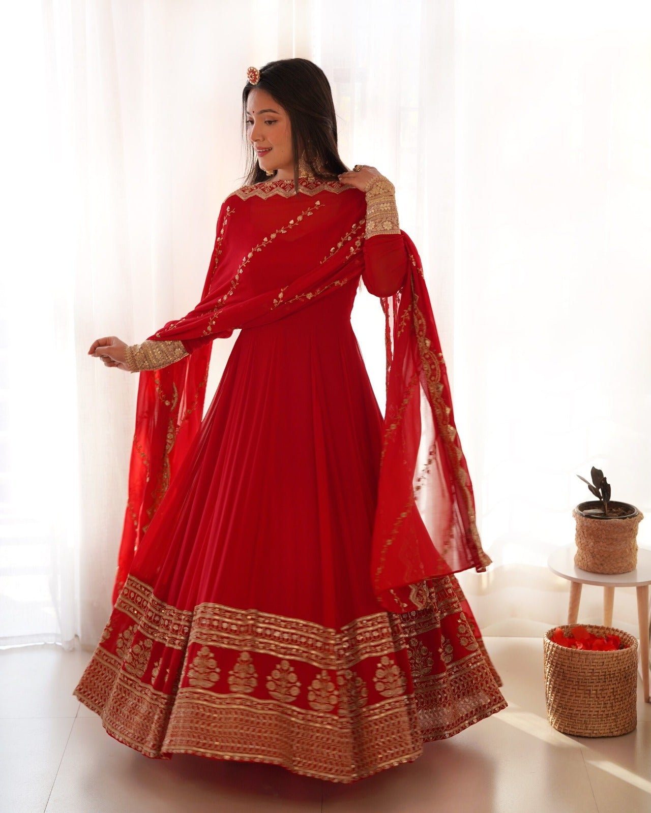 KarwaChauth Exclusive Red Suit