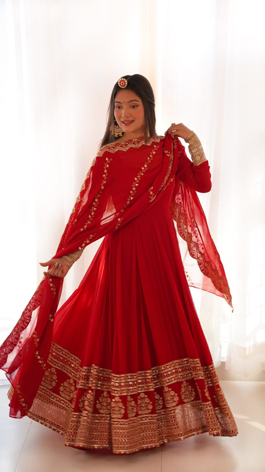 KarwaChauth Exclusive Red Suit