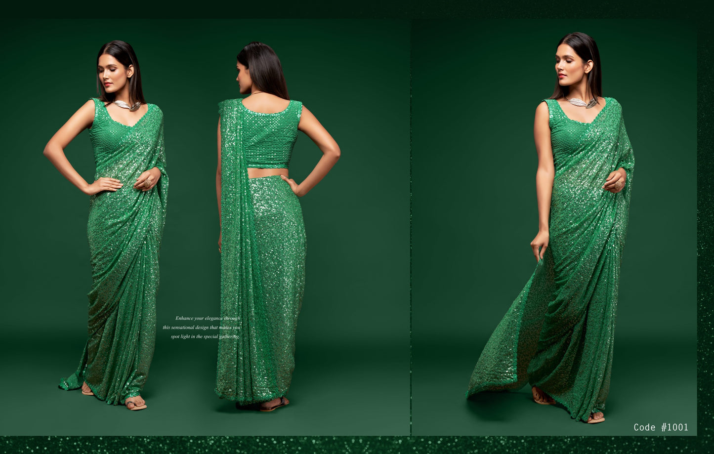 Ultra Premium Sequins Superior Saree