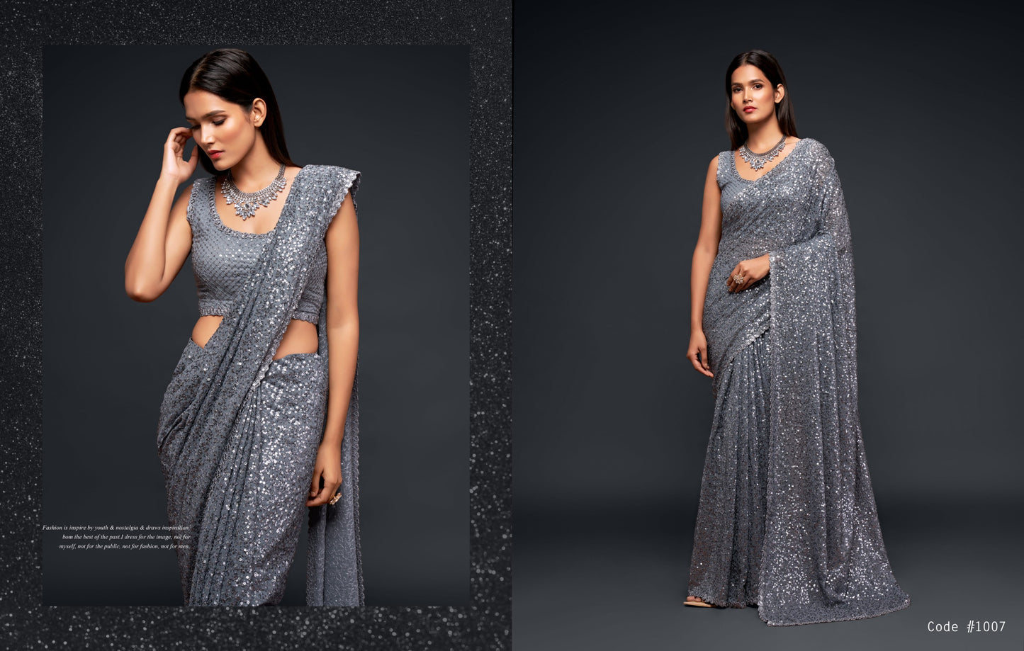 Ultra Premium Sequins Superior Saree