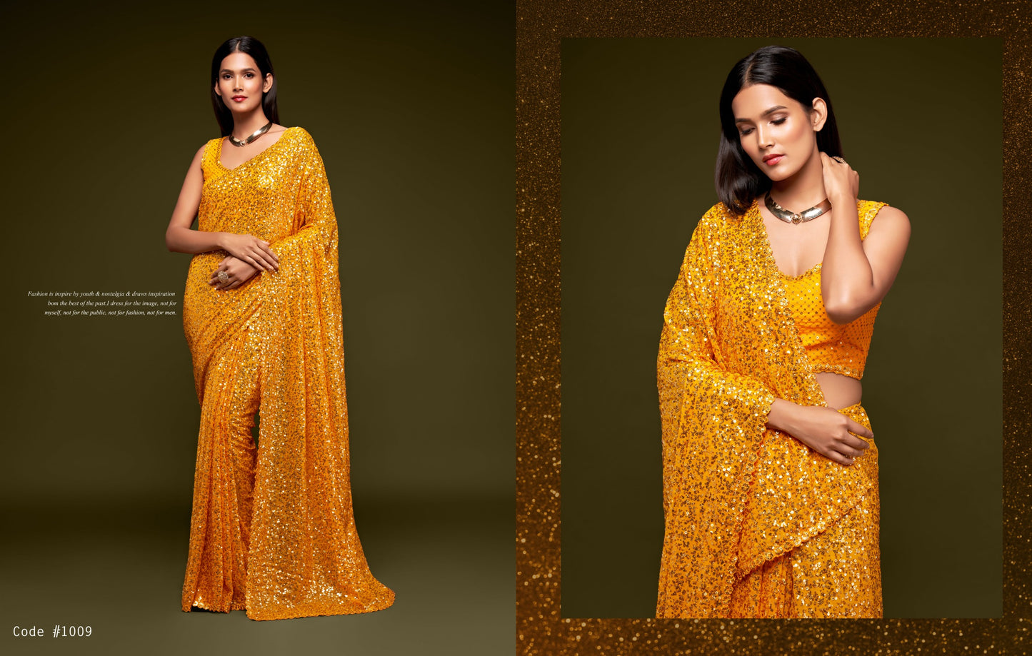Ultra Premium Sequins Superior Saree