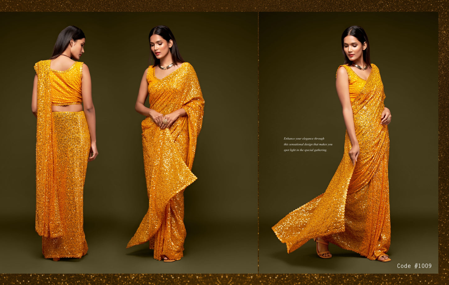 Ultra Premium Sequins Superior Saree