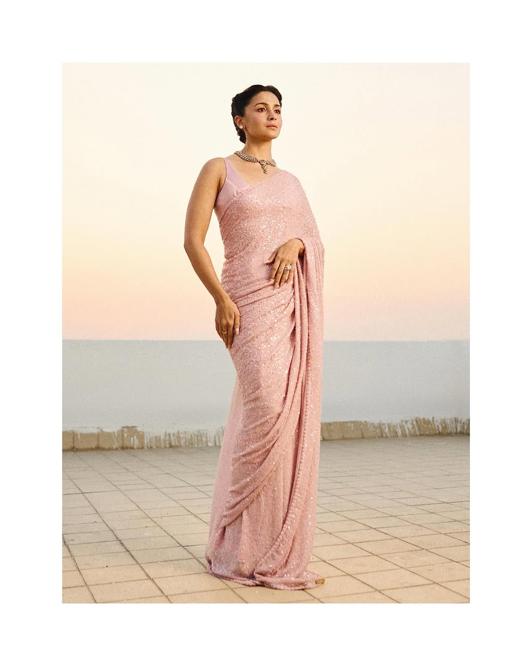 Inspiration from Bollywood - Similar Styled Sequins Saree