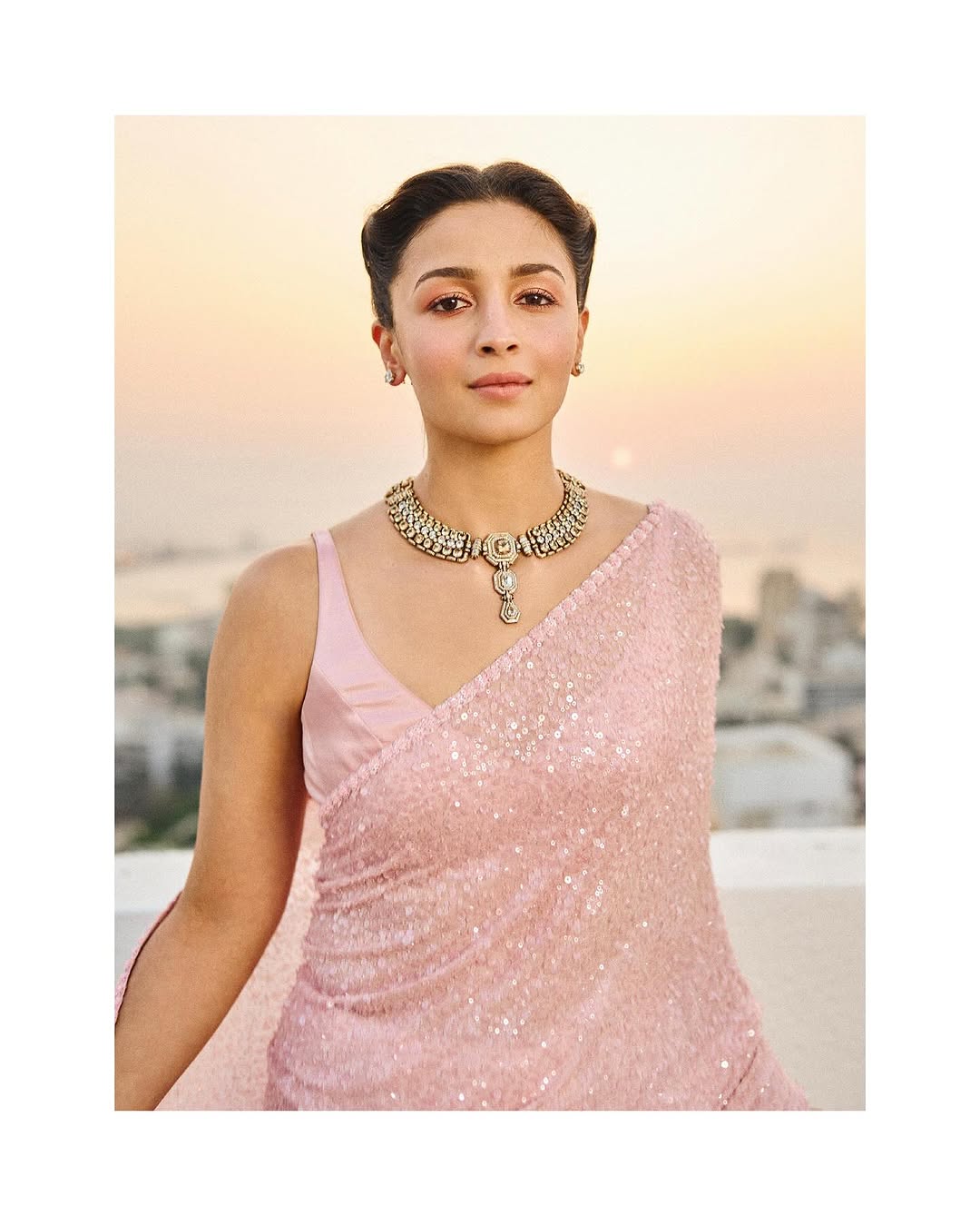 Inspiration from Bollywood - Similar Styled Sequins Saree