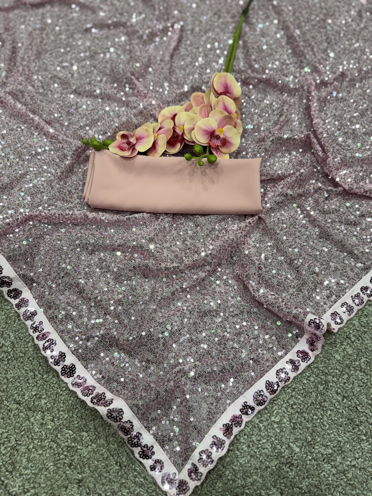 Inspiration from Bollywood - Similar Styled Sequins Saree