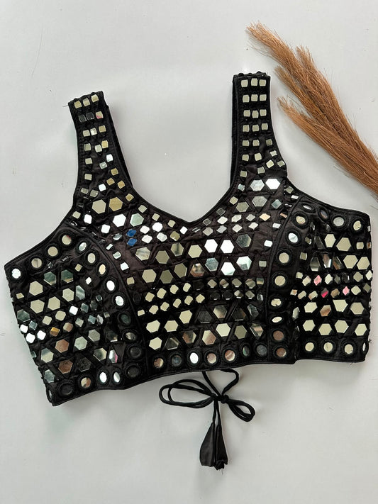Bollywood Royalty Mirror Work Blouse