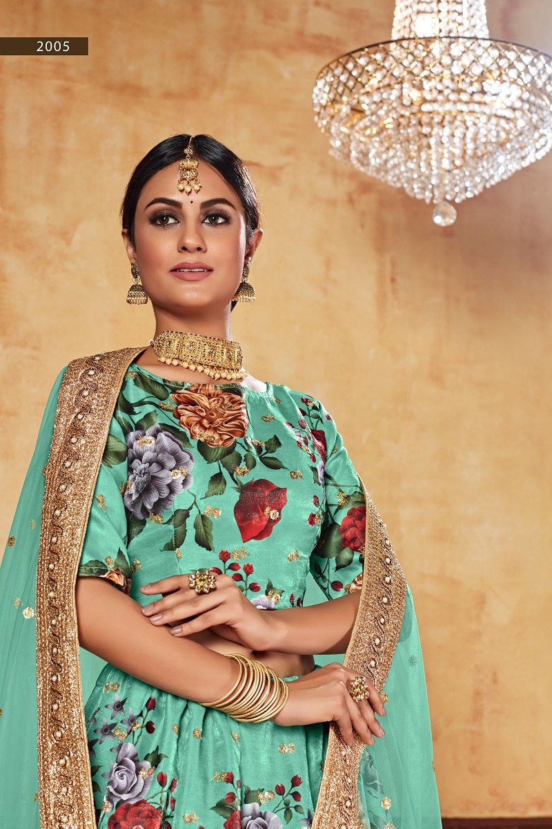 WEDDING SEASON SPECIAL FLOWER PRINTED LEHENGA
