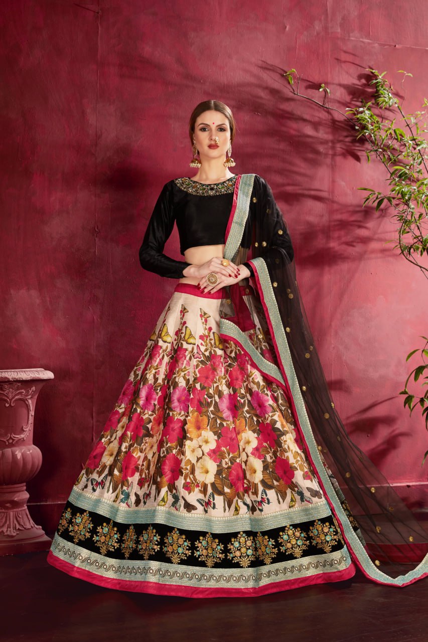 THE CHINA ROSE LEHENGA