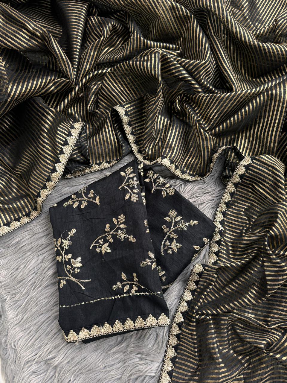Pure Organza. Woven Gold. Pure Luxury.