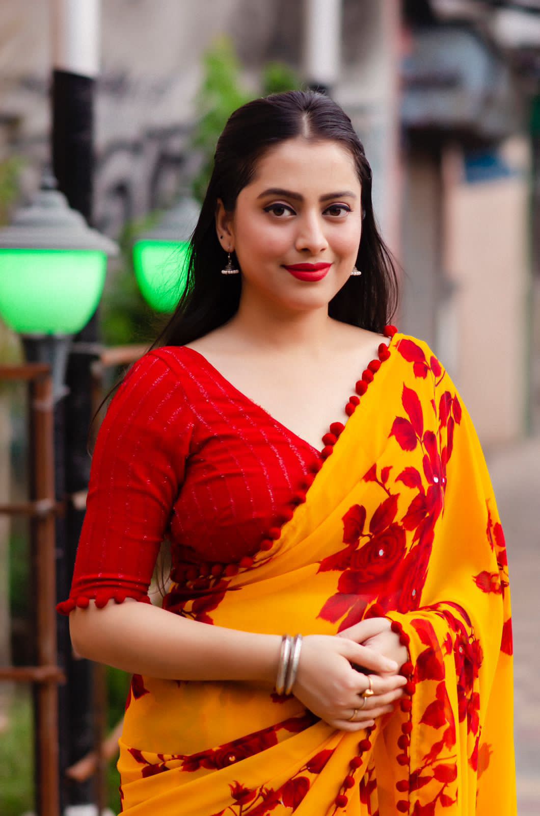 Pum Pum Soft Georgette Attractive Saree