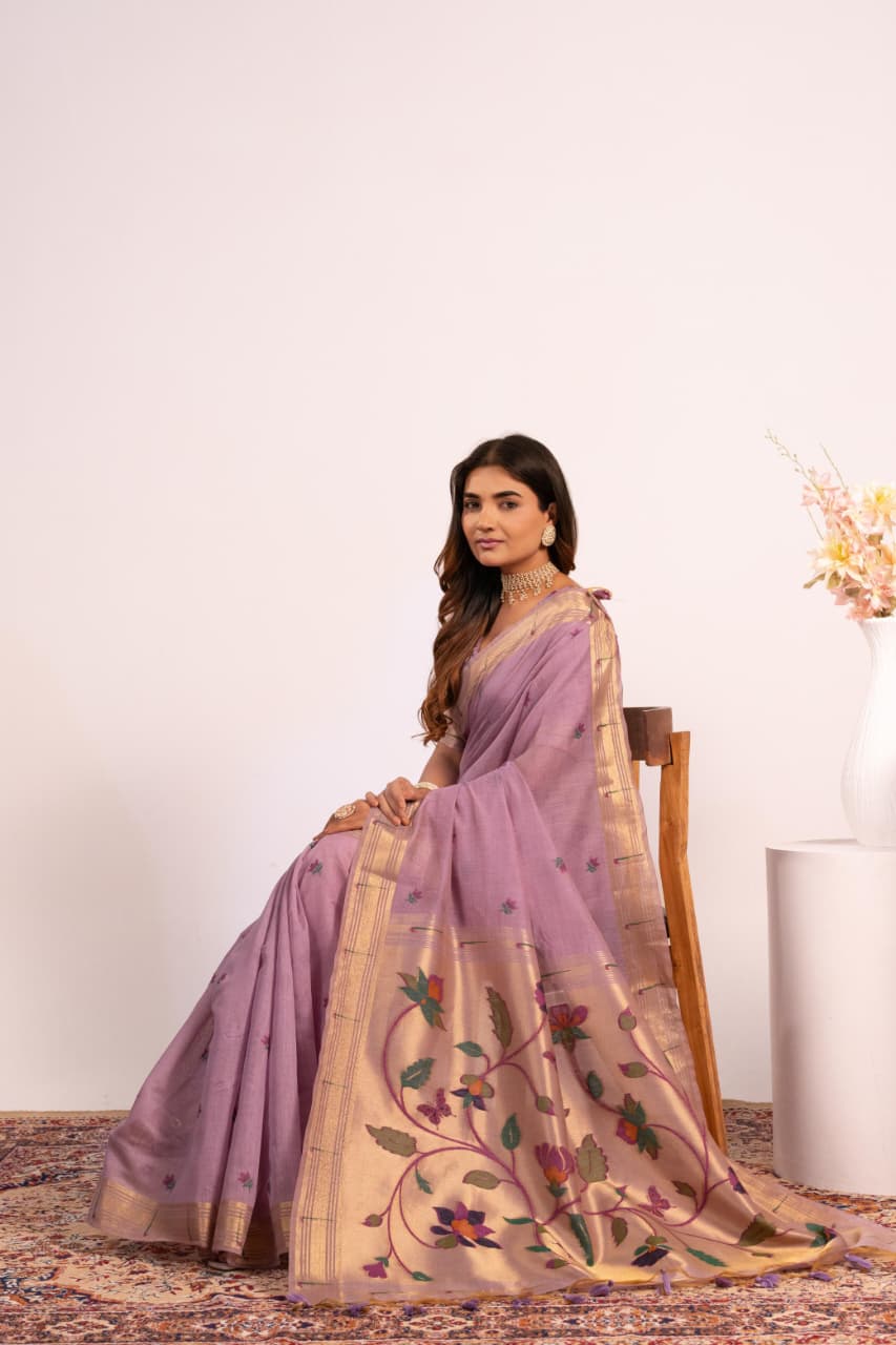 Premium Paithani Weaving Saree