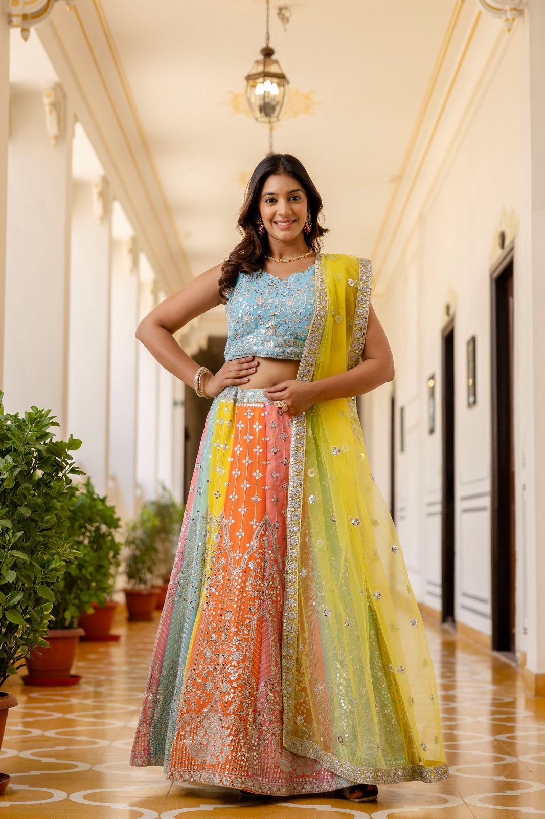 Festive Look Magical Stunning Lehanga Set