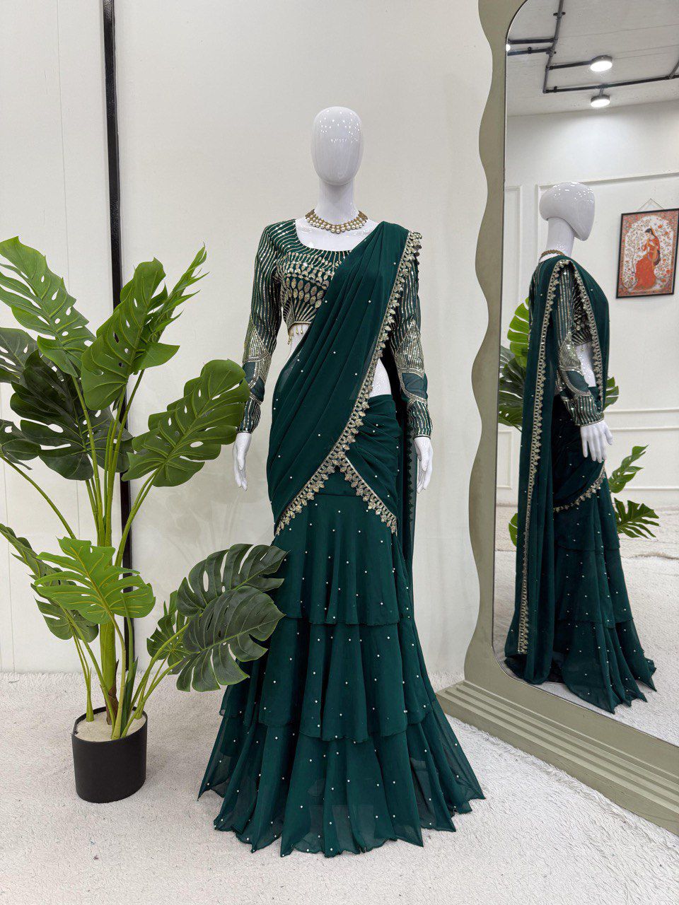 Green Governance Exclusive Ready To Wear Lehanga Saree