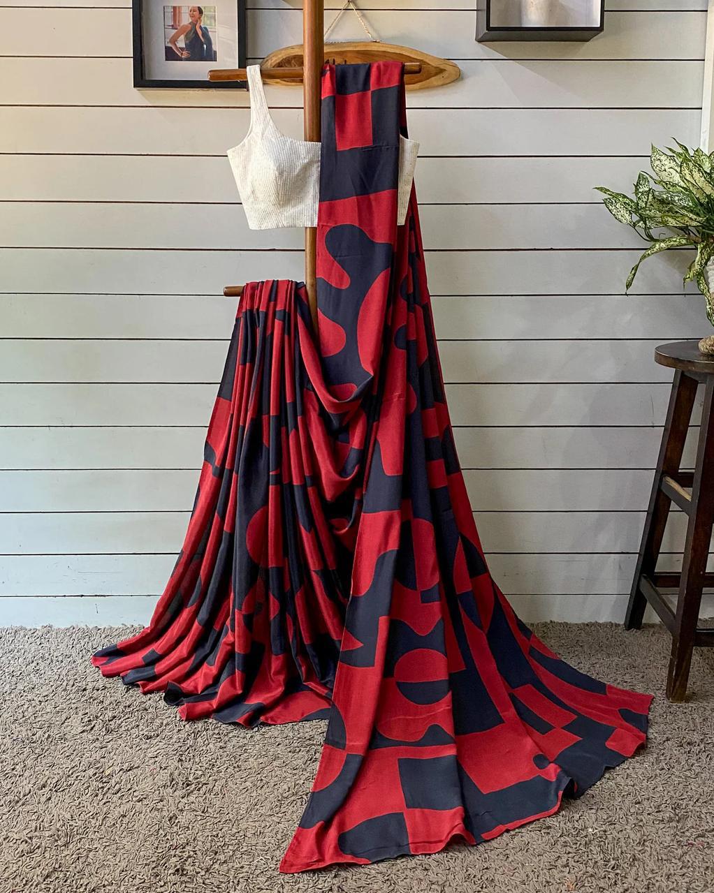 Summer Satin Silk Sarees