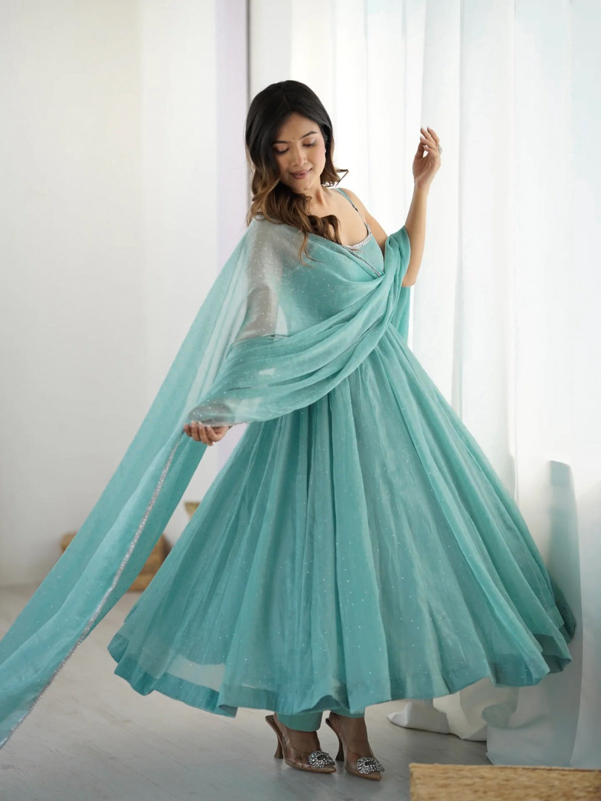 Swarovski Crystals Work Ready to Wear Outfit