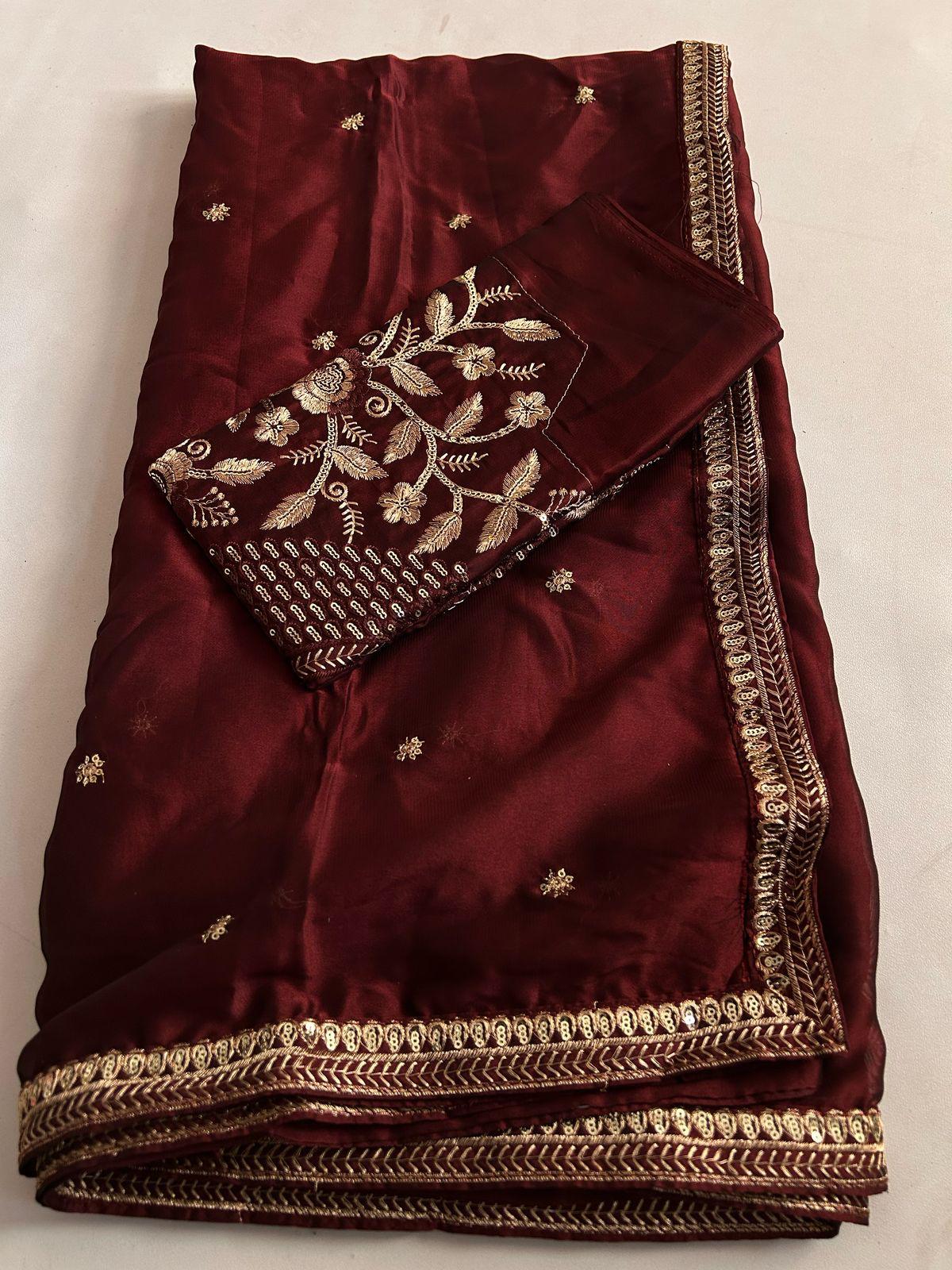 Royal Blooming Rangoli Silk Designer Saree