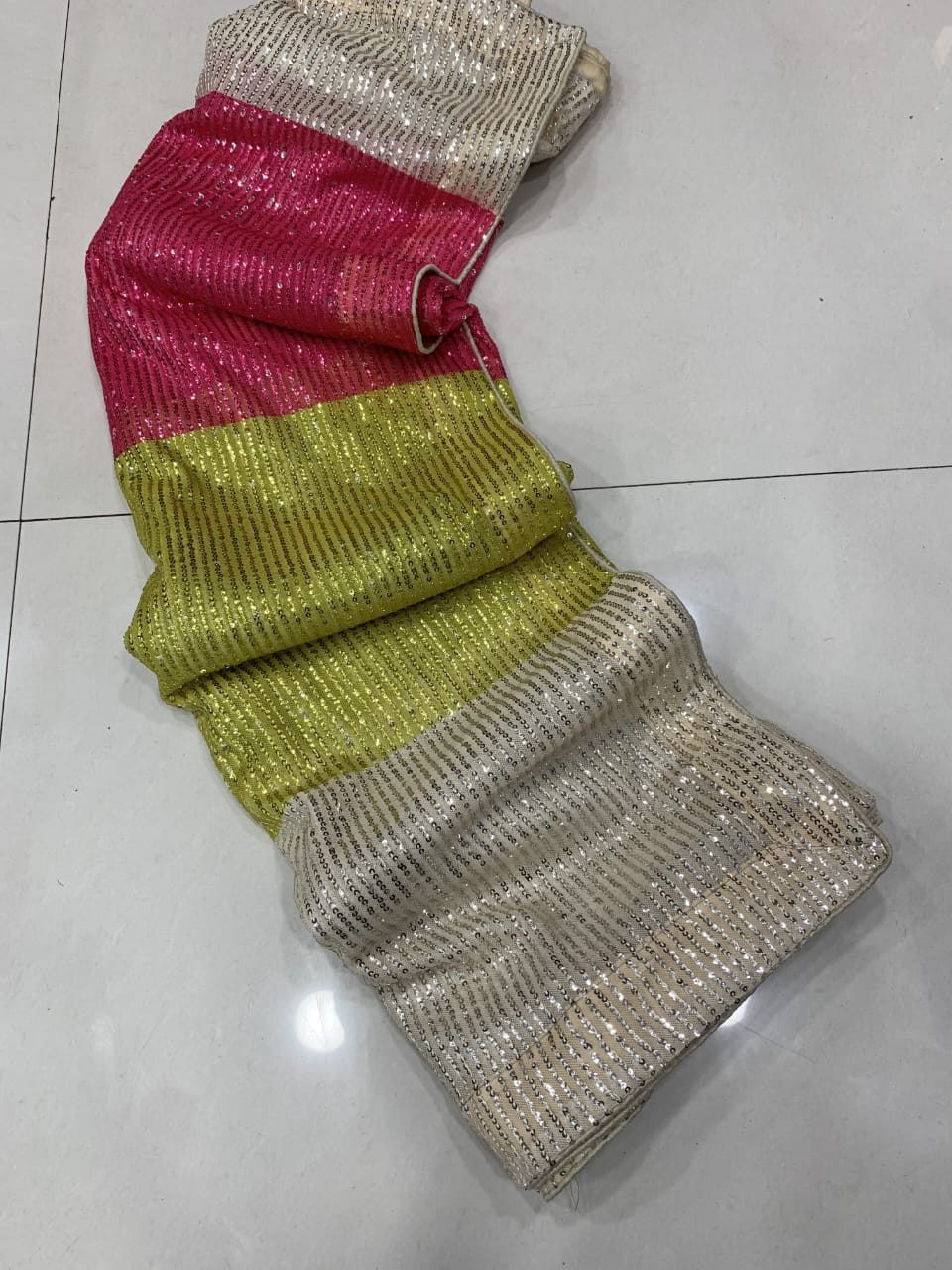 BLING GLITTERING ULTRA PREMIUM SEQUINS WORK SAREE