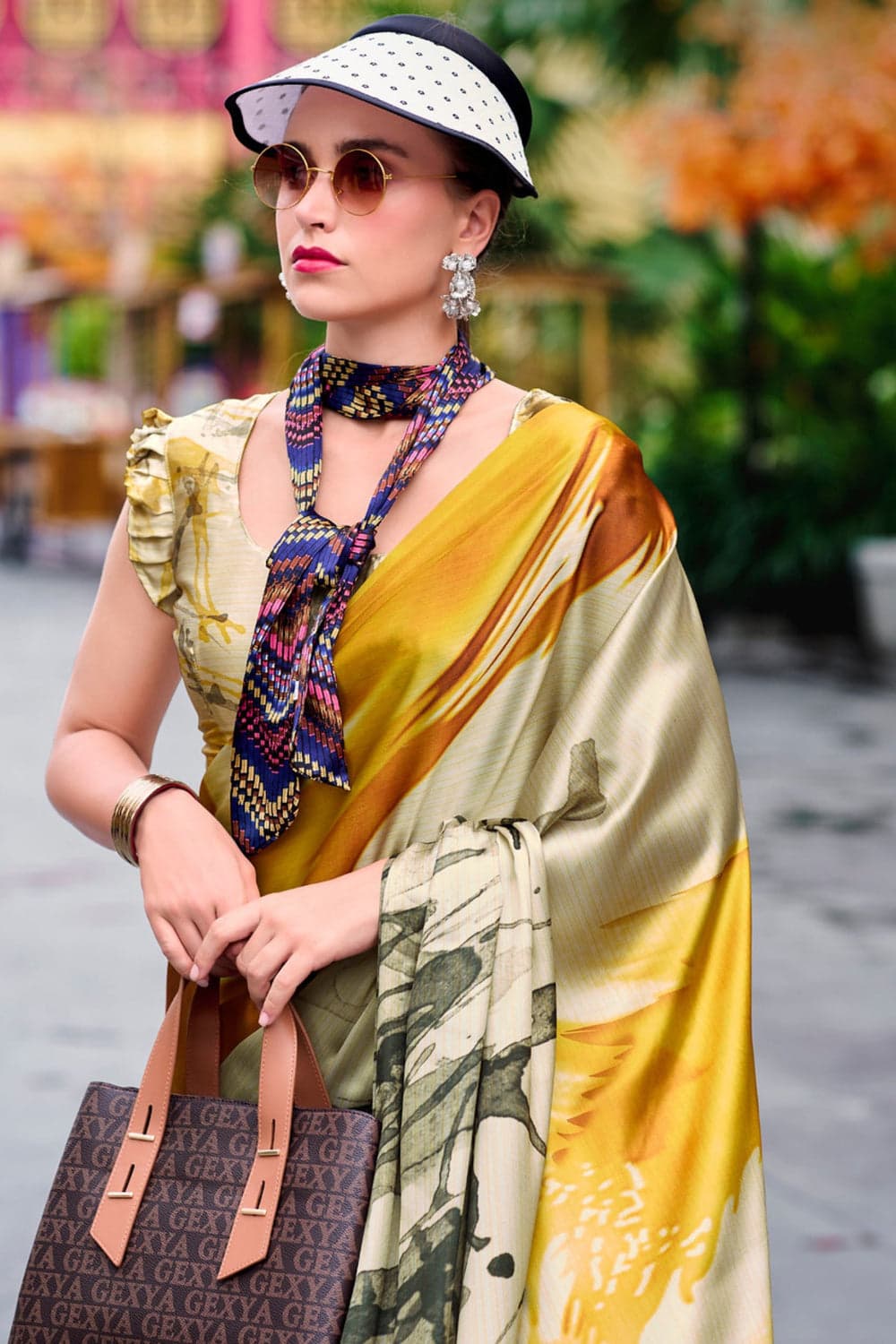 Summer Satin Silk Saree