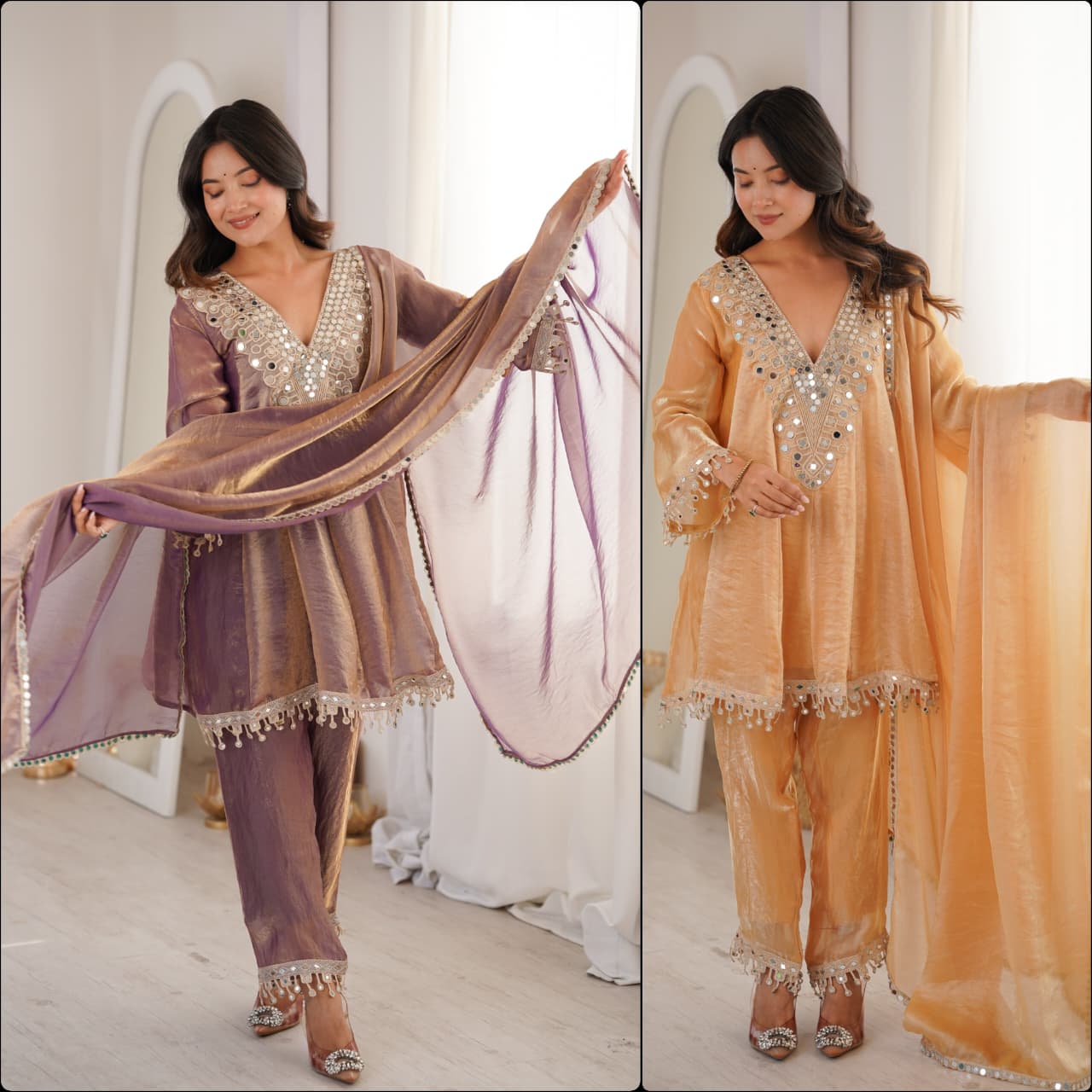 PASTAL SUMMER READY TO WEAR ETHNIC STYLISH OUTFIT