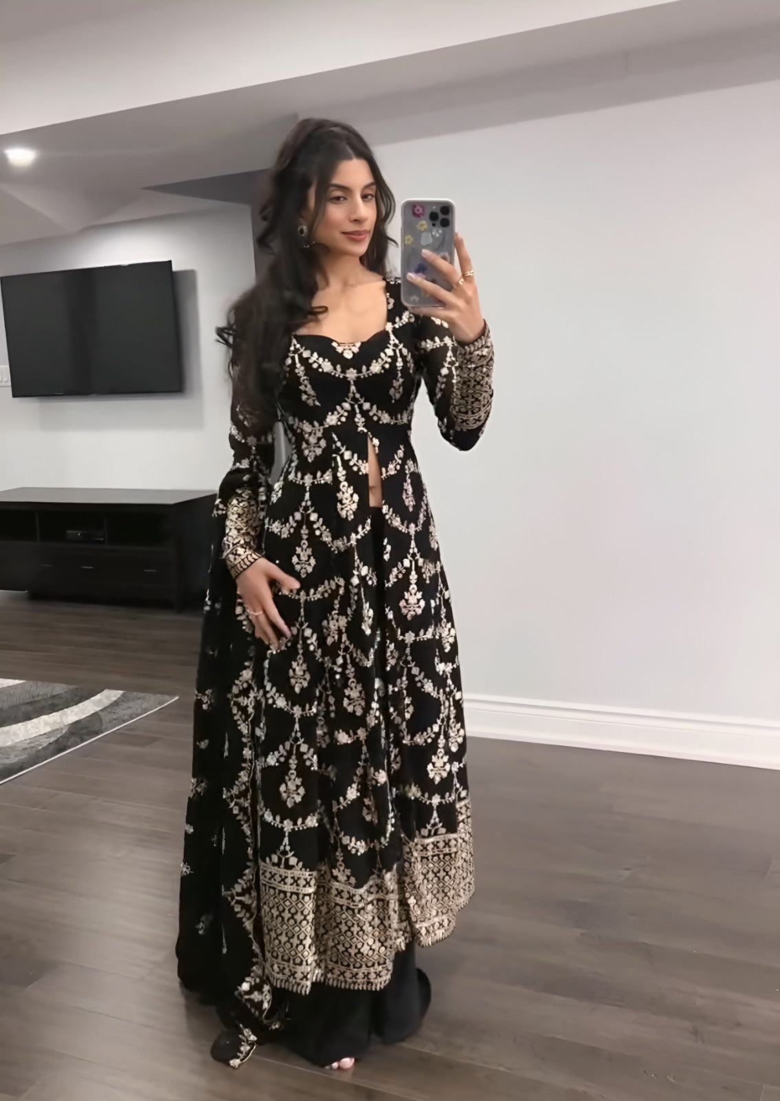 FESTIVAL BLING BLACK OUTFIT
