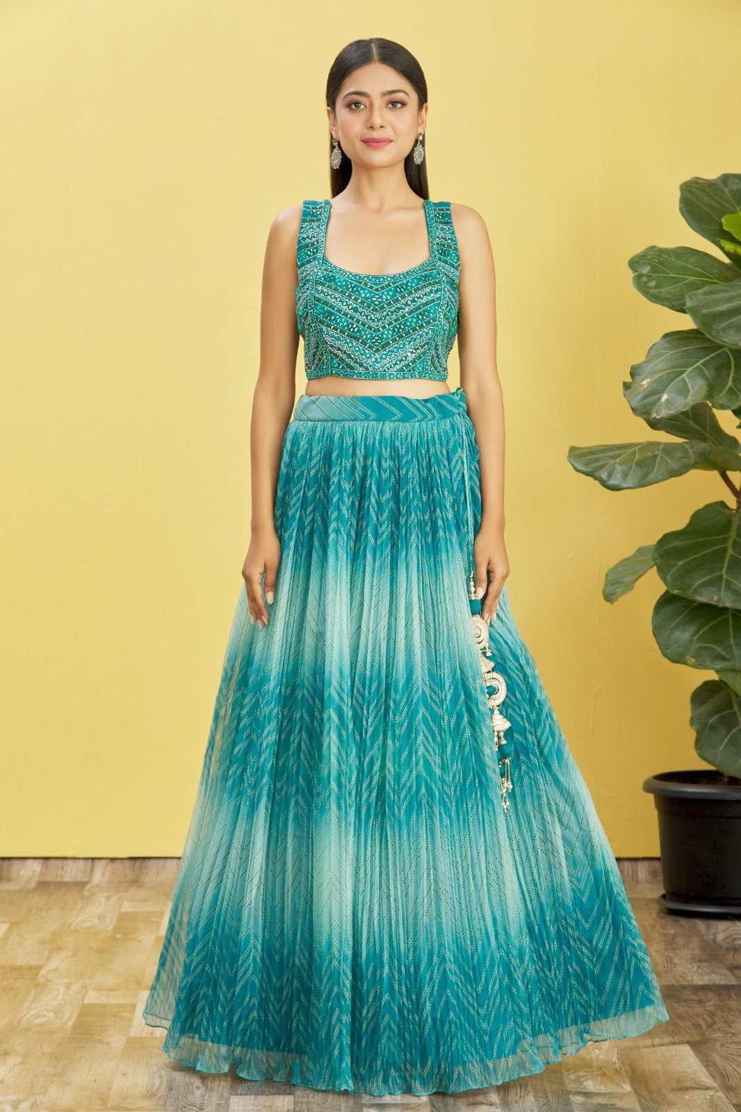 Organza Light Weight Premium Lehanga