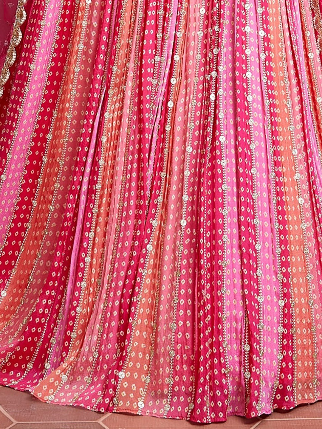 Vibrant Pink Premium Lehanga
