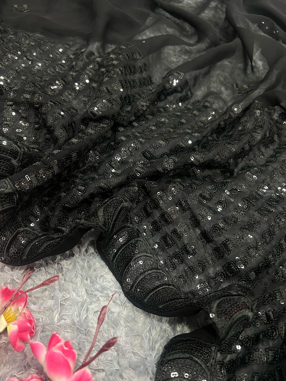 Sparkling Beautiful Contemporary Saree