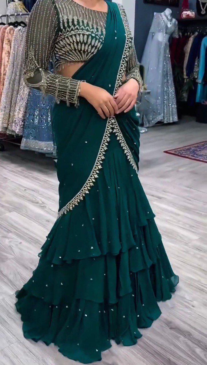 Green Governance Exclusive Ready To Wear Lehanga Saree