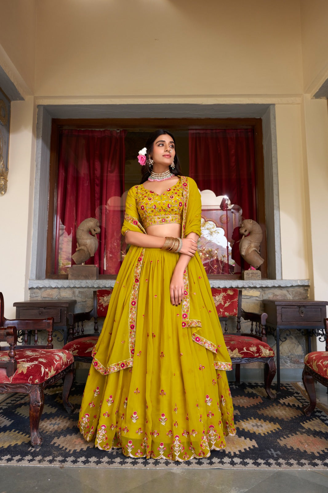 Haldi Hues Happy Hearts Lehanga