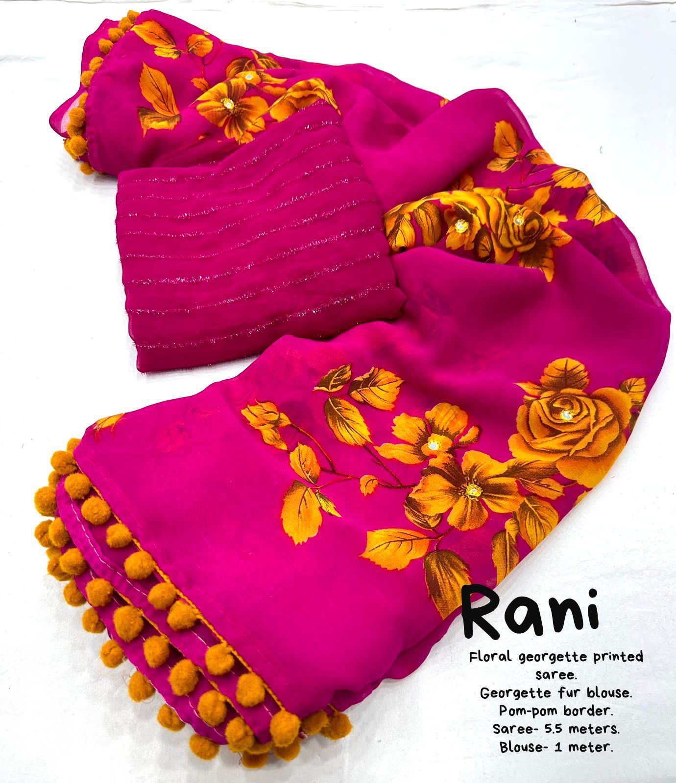 Pum Pum Soft Georgette Attractive Saree